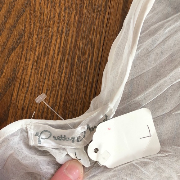 NWT Pretty Angel sheer waist tie top - Picture 6 of 7